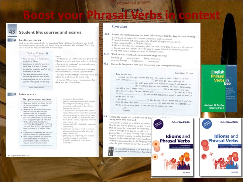 Boost your Phrasal Verbs in context